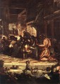 Das letzte Abendmahl detail1 italienischen Tintoretto religiösen Christen